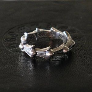 Sold Chrome Hearts Cross Tail Sterling Silver Ring